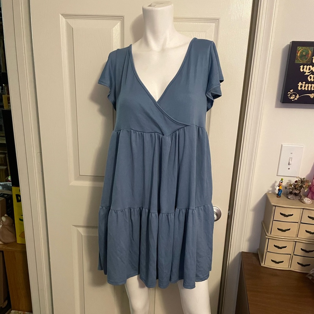 Blue Mini Dress